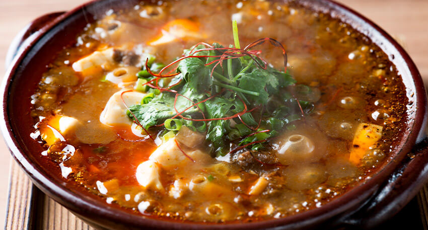 土鍋麻婆豆腐